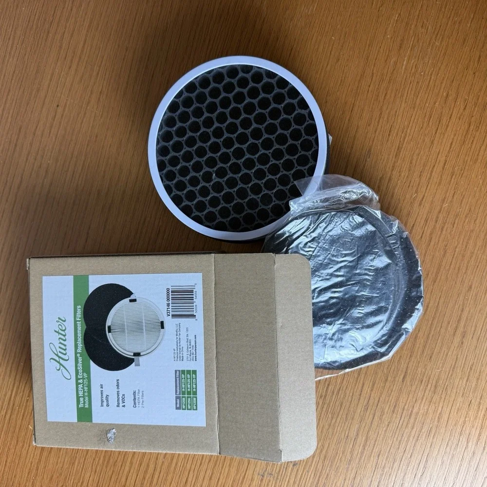 Hunter True HEPA & EcoSilver Replacement Filters, Model H-HF125-VP New Open Box